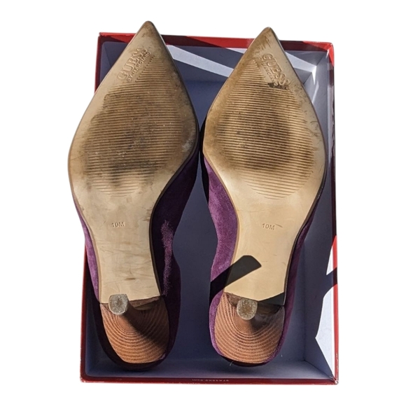 Guess Suede Purple Heel - Picture 7 of 10